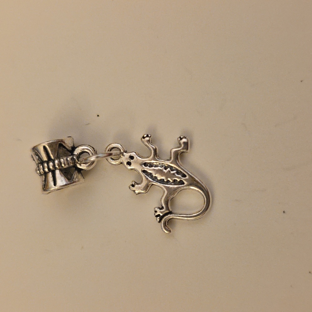 GECKO Charm for European Style Bracelets Tibeten alloys